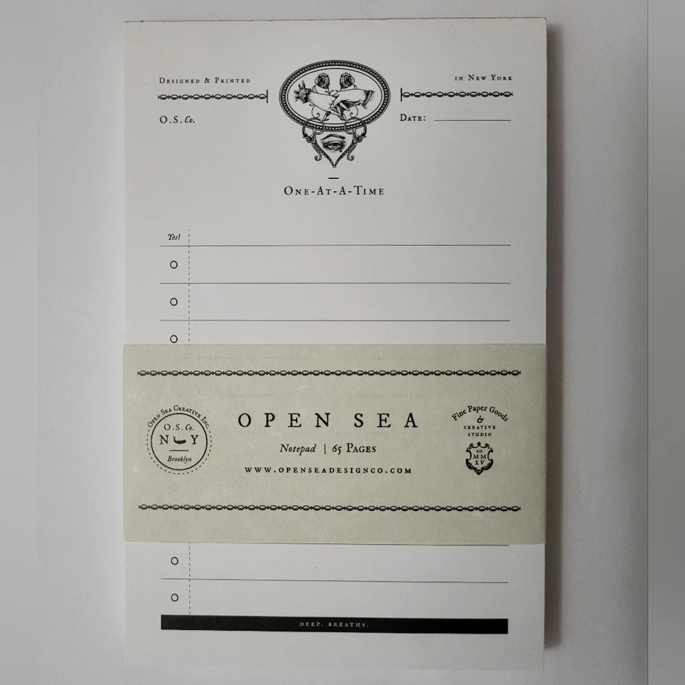 Open Sea Seeing Eye Notepad with Nautical Design